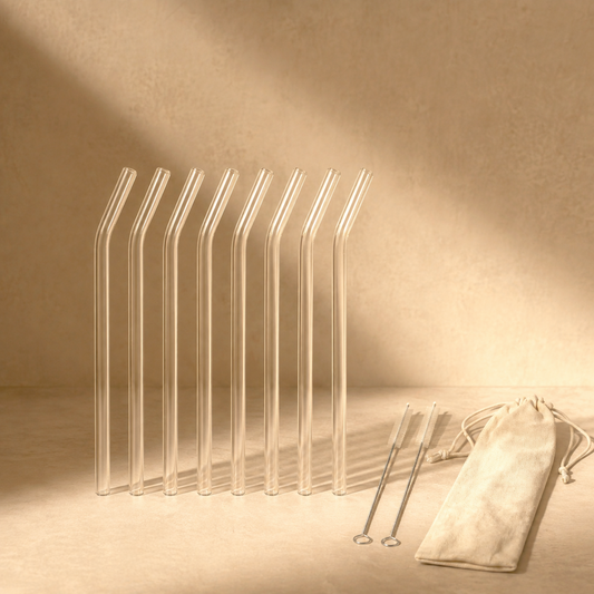 Reusable Glass Straw Set – view 2