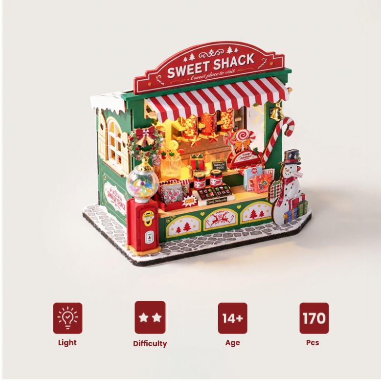 Christmas Candy Stand Miniature House Kit – view 4