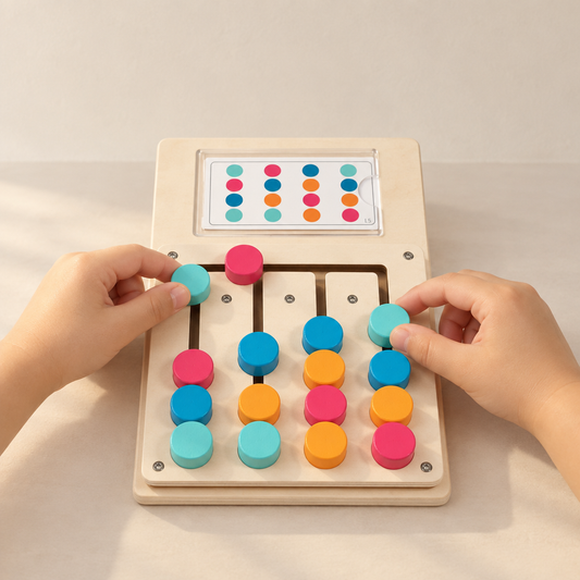 Montessori Wooden Colour & Shape Puzzle – view 2