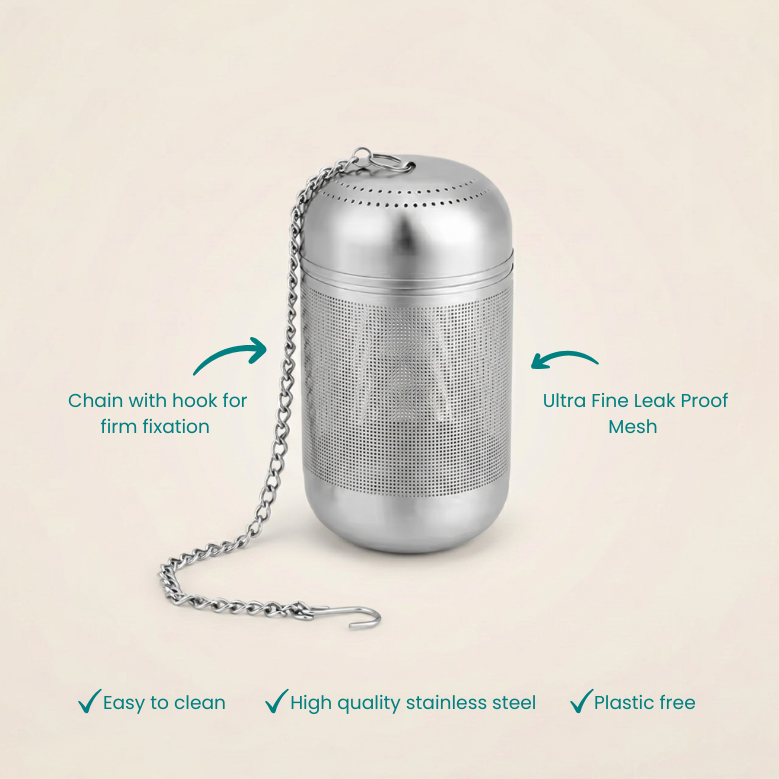 Large Stainless Steel Tea Infuser – view 2