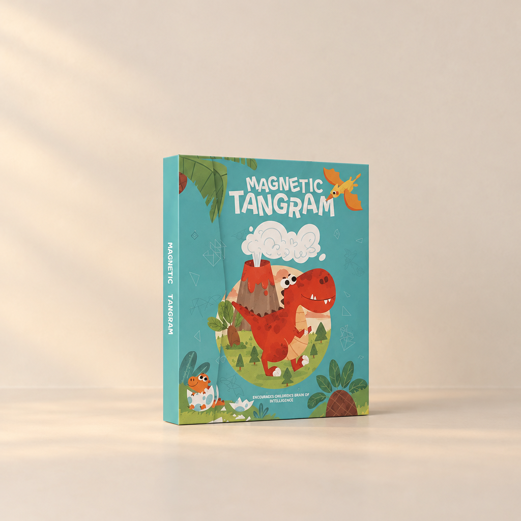 Wooden Magnetic Animal Tangram Puzzle – view 4