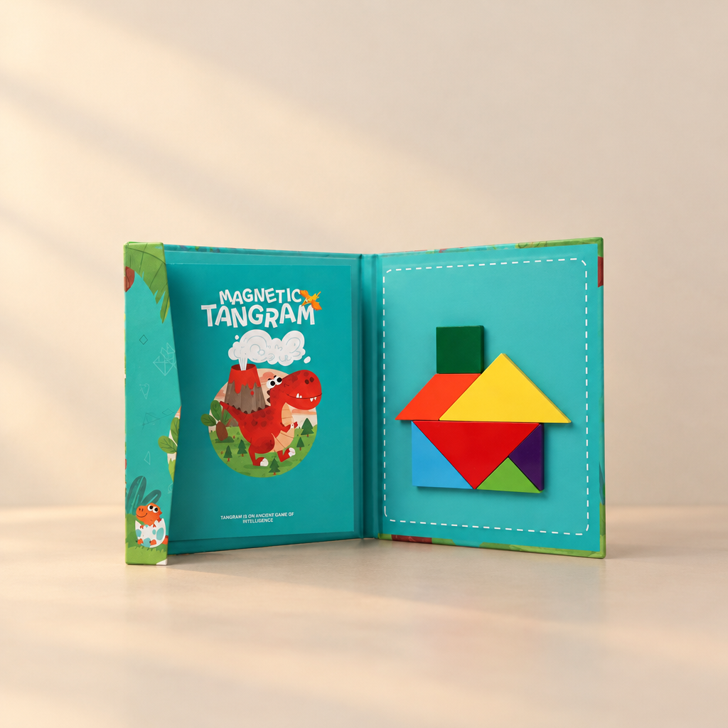 Wooden Magnetic Animal Tangram Puzzle – view 5