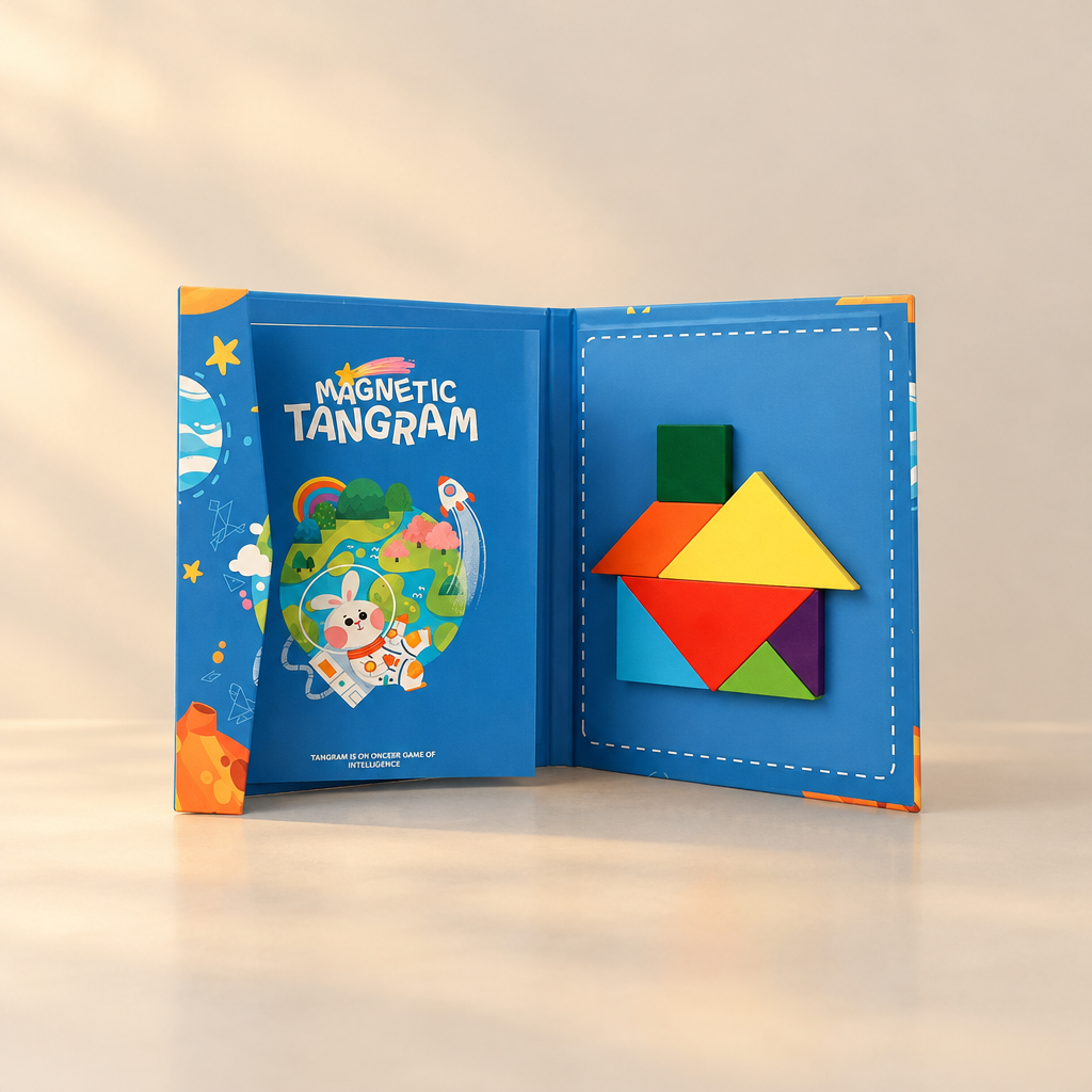 Wooden Magnetic Animal Tangram Puzzle – view 2