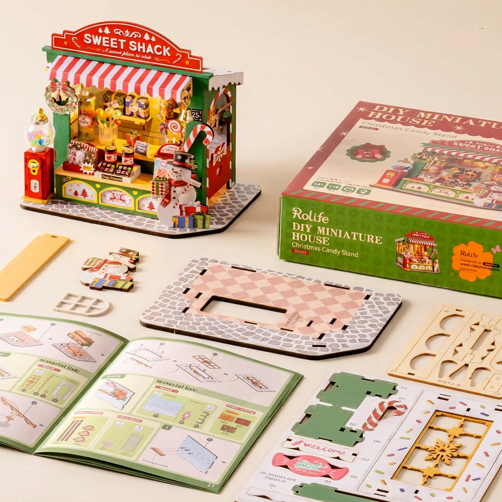 Christmas Candy Stand Miniature House Kit – view 3