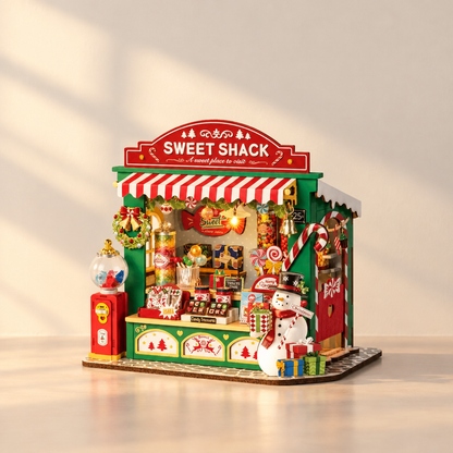 Christmas Candy Stand Miniature House Kit