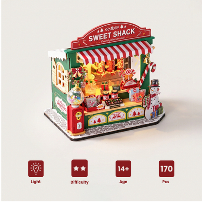 Christmas Candy Stand Miniature House Kit – view 4
