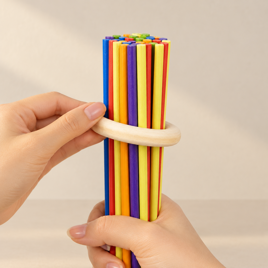 Montessori Wooden Stick Strategy Game – view 3
