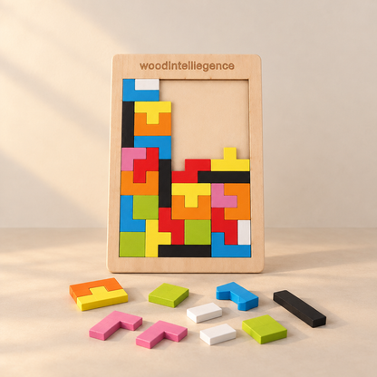 Creative Wooden Geometric Puzzle