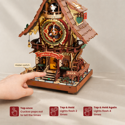 Cuckoo Clock 3D Wooden Puzzle – view 2