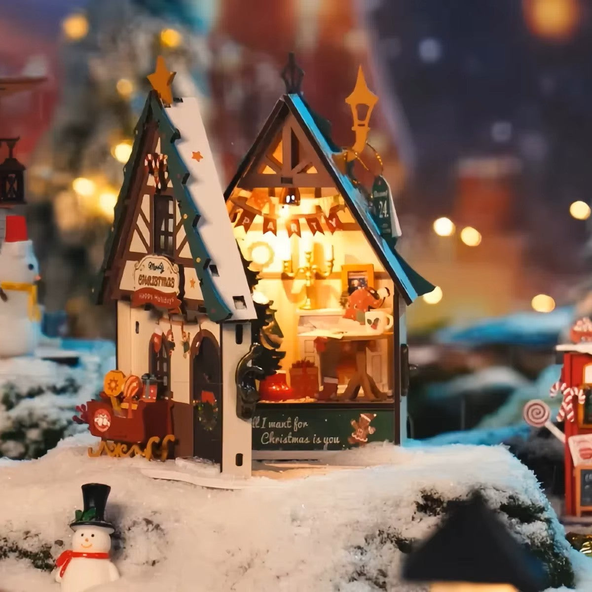 DIY Miniature Christmas House Kit – view 3