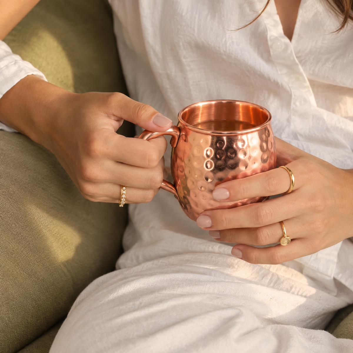 Solid Copper Mug – view 3