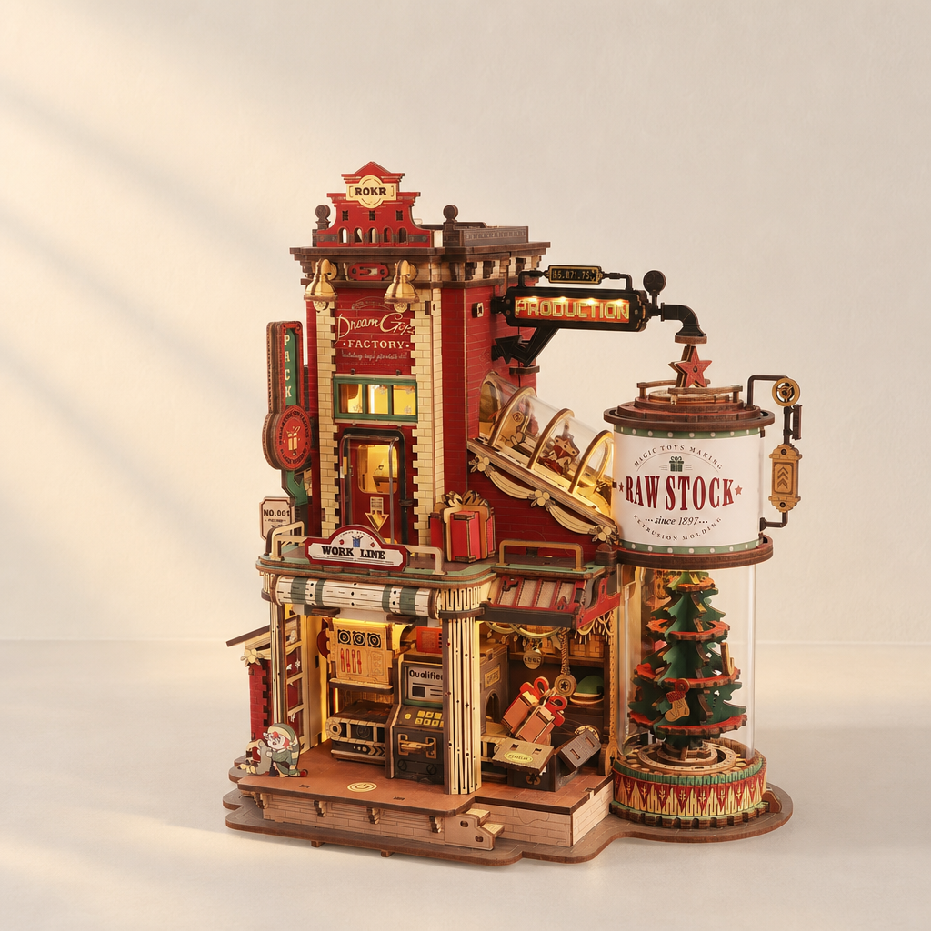 Dream Gift Factory 3D Wooden Music Box Puzzle