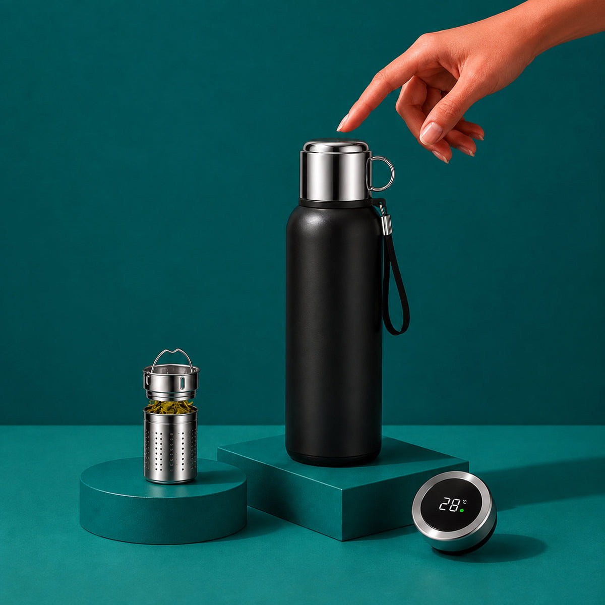 Stainless Steel Smart Thermo Flask