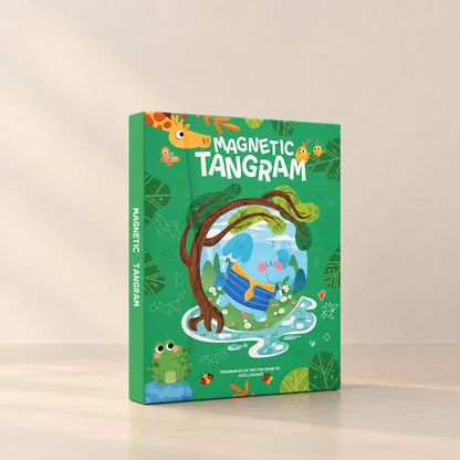 Wooden Magnetic Animal Tangram Puzzle – view 8
