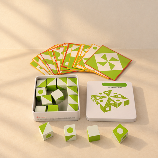 Geometric Shape 3D Wooden Puzzle
