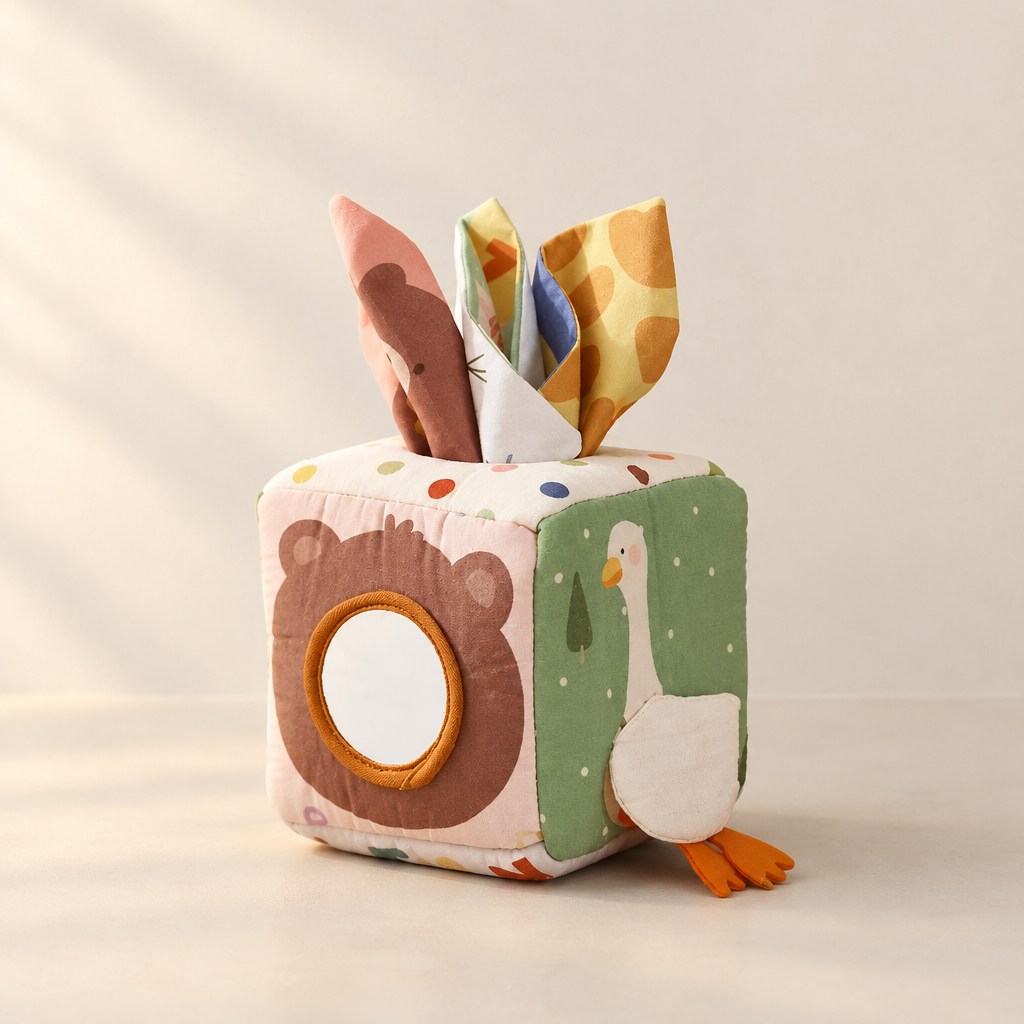Montessori Animal Sensory Tissue Box