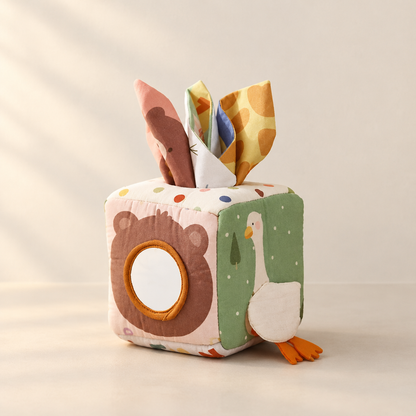 Montessori Animal Sensory Tissue Box
