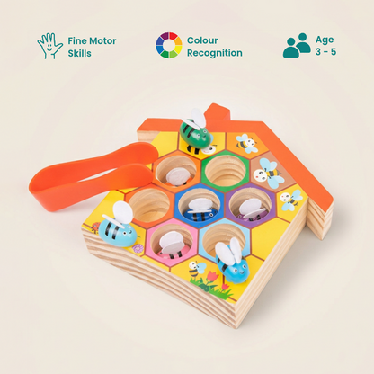 Montessori Bee Hive Sorting Game – view 3