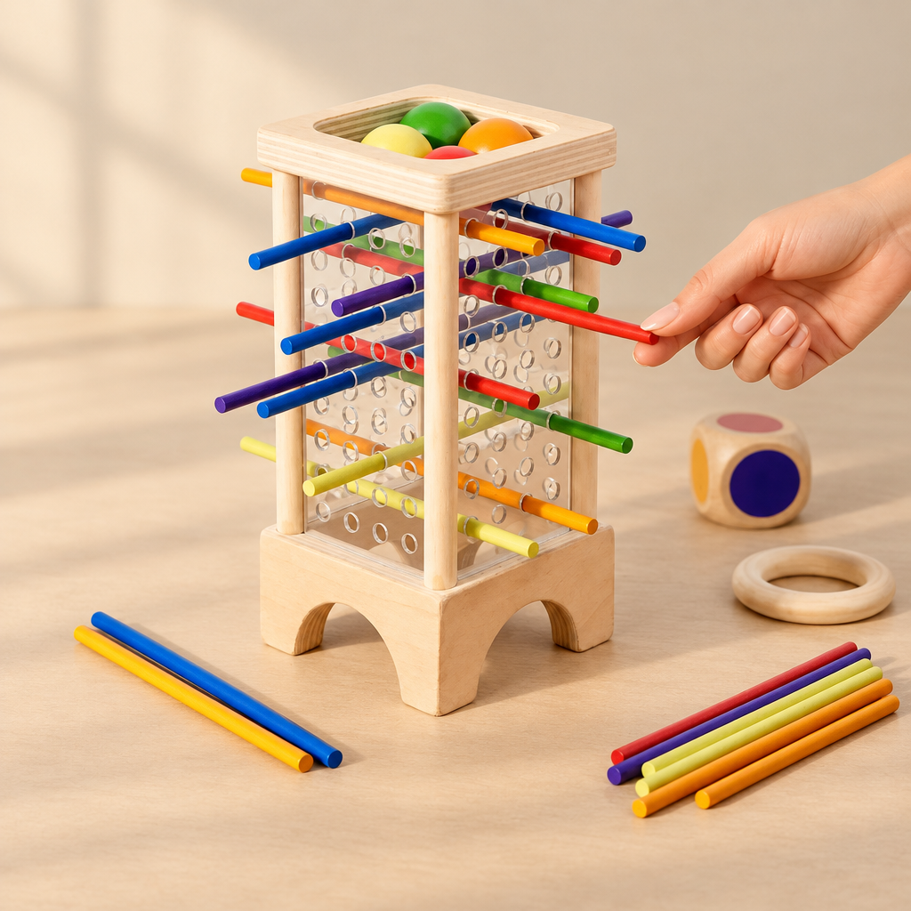 Montessori Wooden Stick Strategy Game – view 2