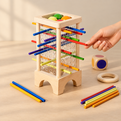 Montessori Wooden Stick Strategy Game – view 2