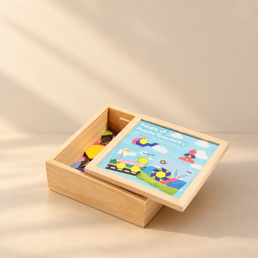 Magnetic Wooden Tangram Puzzle