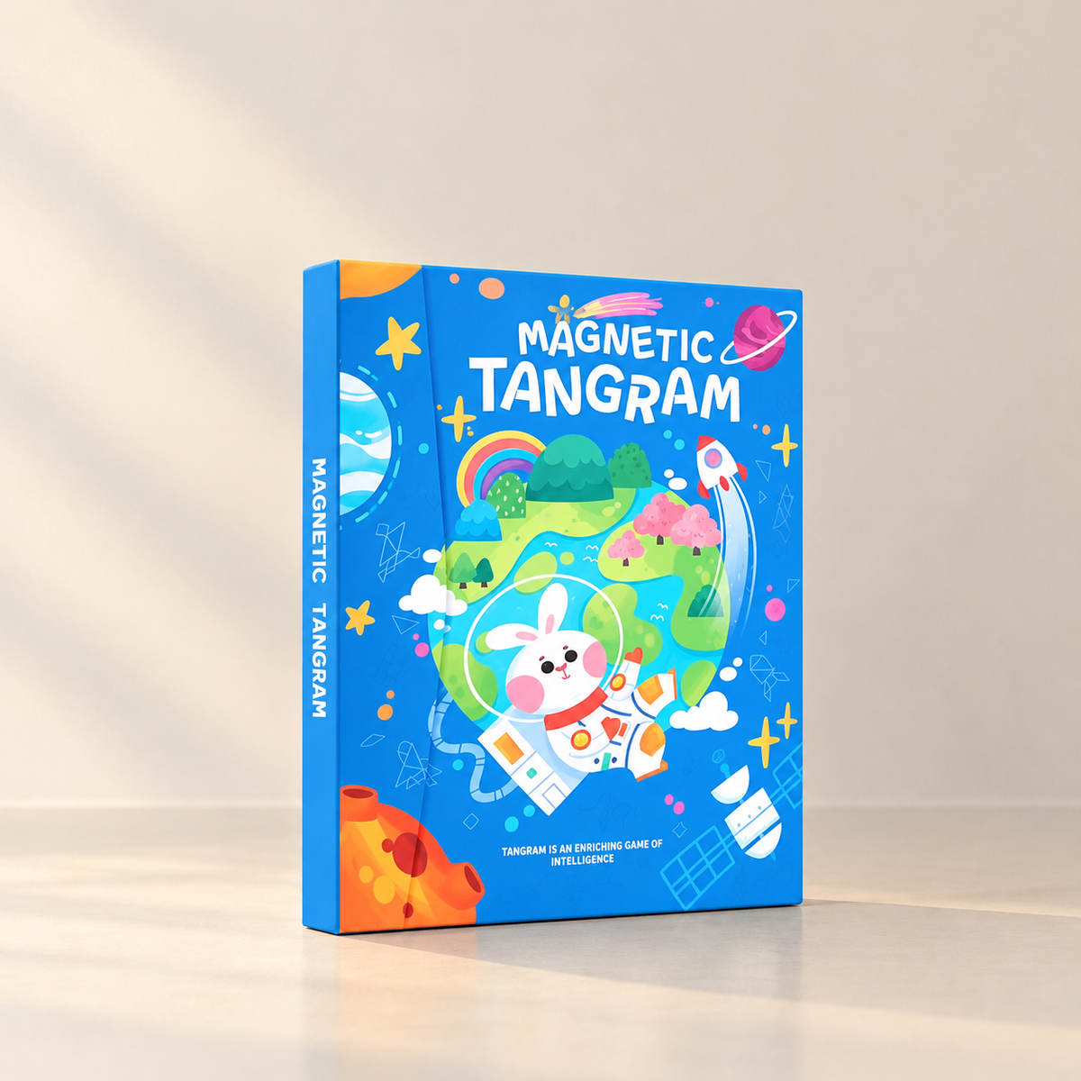 Wooden Magnetic Animal Tangram Puzzle