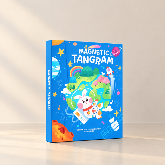 Wooden Magnetic Animal Tangram Puzzle