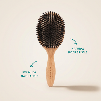 NATURAL BOAR BRISTLE HAIR BRUSH