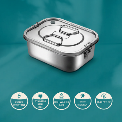 Small Double-Layer Stainless Steel Lunch Box – view 3