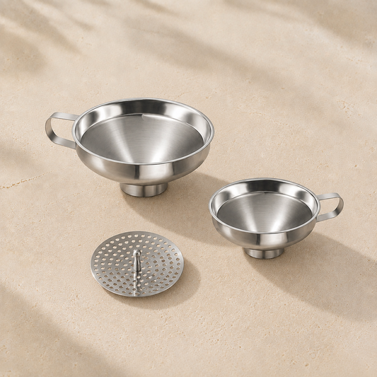 Stainless Steel Canning Funnel Set