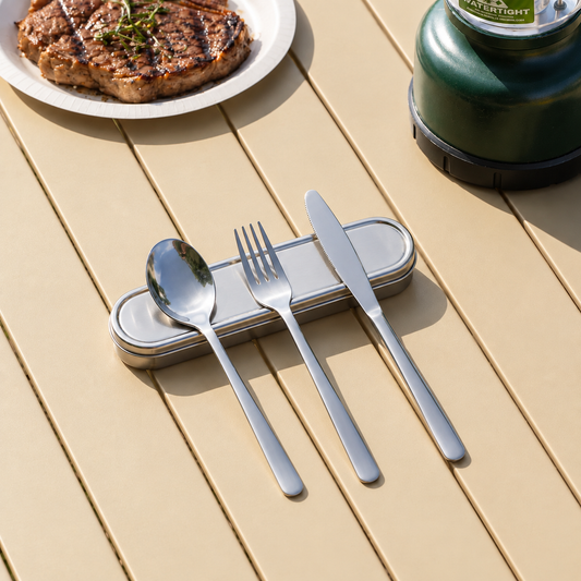 Stainless Steel Travel Cutlery Set 4pc – view 2