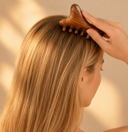 Sandalwood Multi-Point Massage Tool – view 3