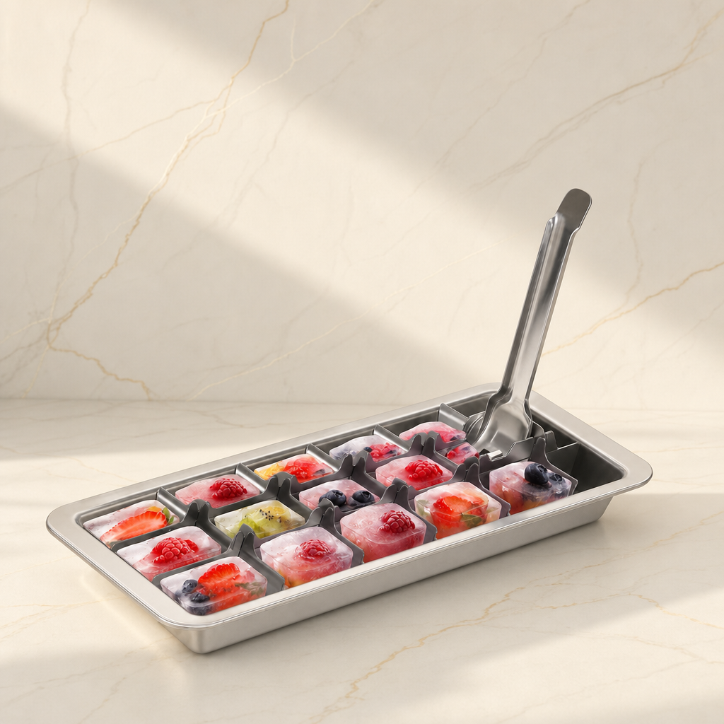 Stainless Steel Ice Cube Tray