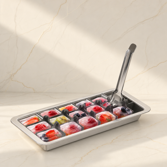 Stainless Steel Ice Cube Tray