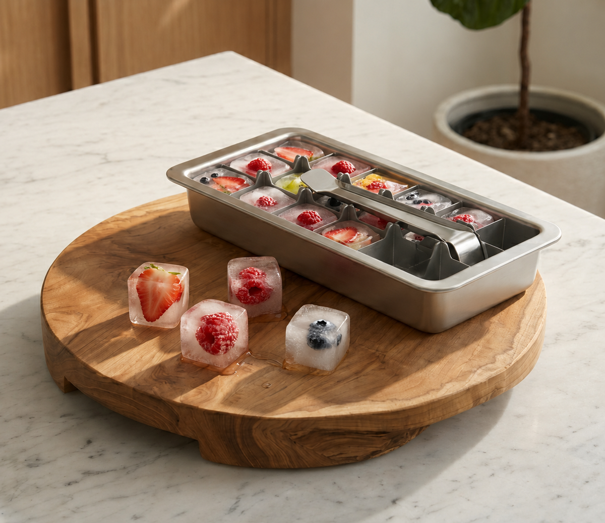 Stainless Steel Ice Cube Tray – view 4
