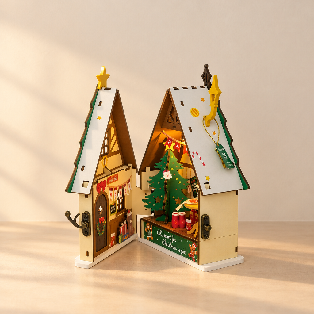 DIY Miniature Christmas House Kit – view 2