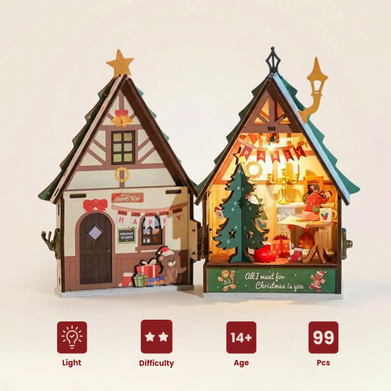 DIY Miniature Christmas House Kit – view 4