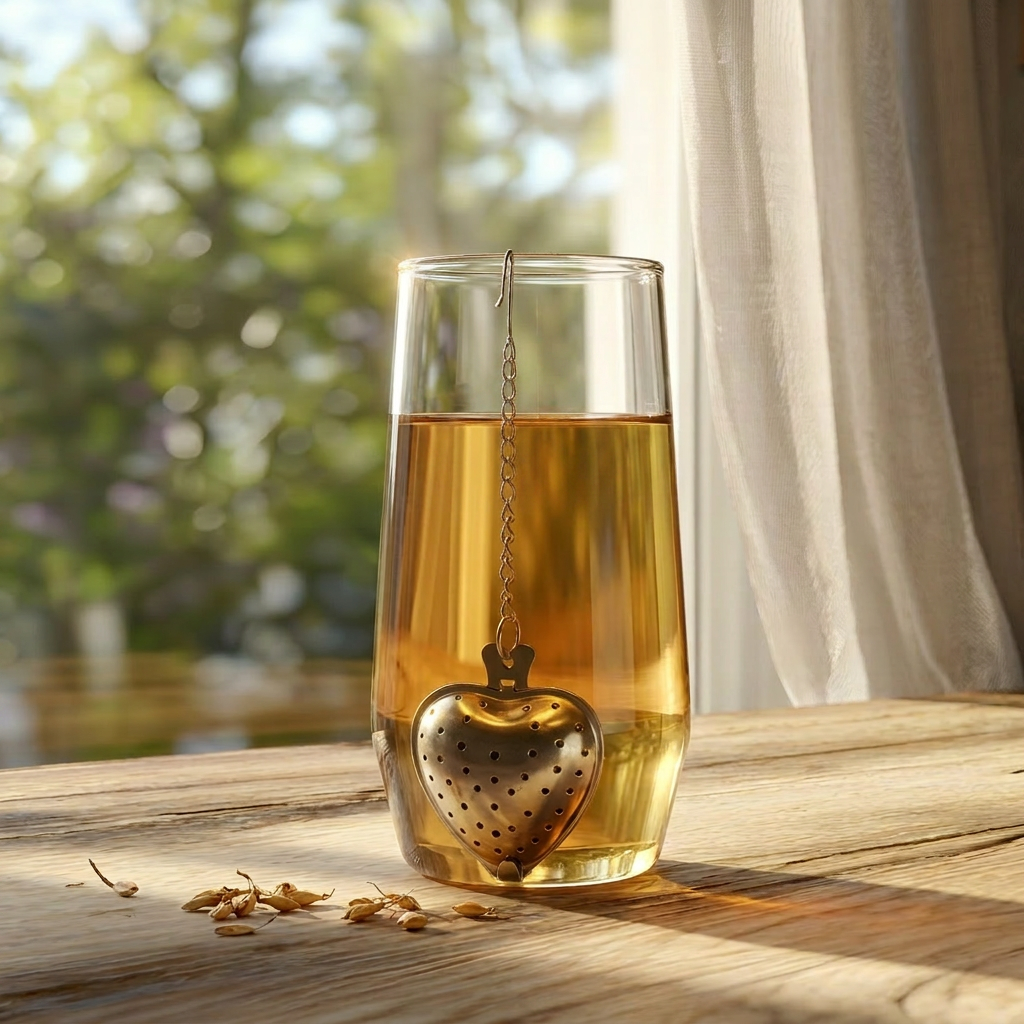 Heart Stainless Steel Tea Infuser – view 4