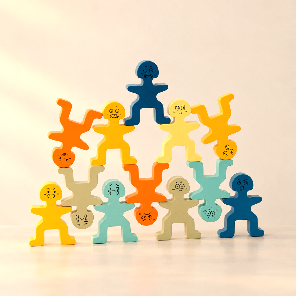 Wooden Balance Stacking Game