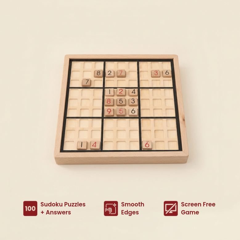 Wooden Sudoku Logic Puzzle – view 4