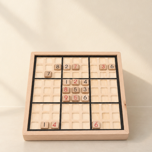 Wooden Sudoku Logic Puzzle