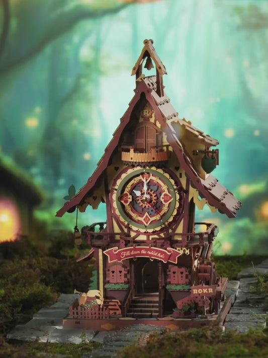 CUCKOO CLOCK MECHANICAL 3D WOODEN PUZZLE
